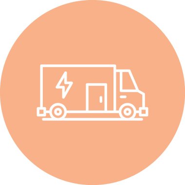 araba pil simgesi daire içinde