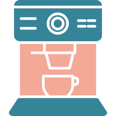 kahve fincanı ikonu vektör illüstrasyonu