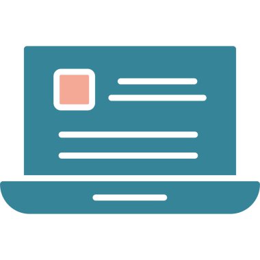 Web simgesi. Belgelerin vektör çizimi