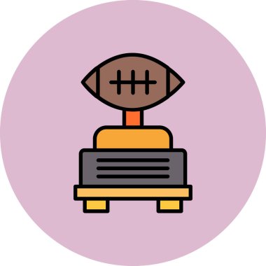 futbol ikonu vektör illüstrasyonu