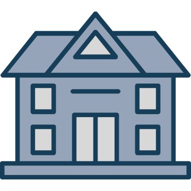 ev simgesi vektör illüstrasyonu