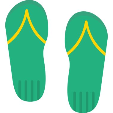 flip flops vektör simgesi
