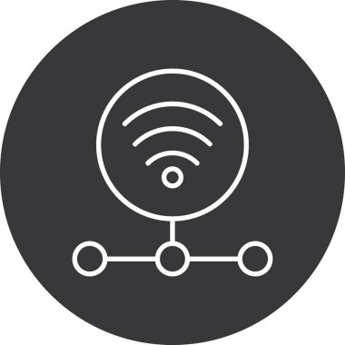 wifi simgesi vektör illüstrasyonu