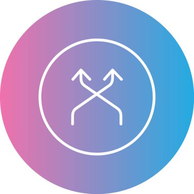 Bir dağın bir simgesinin vektör illüstrasyonu