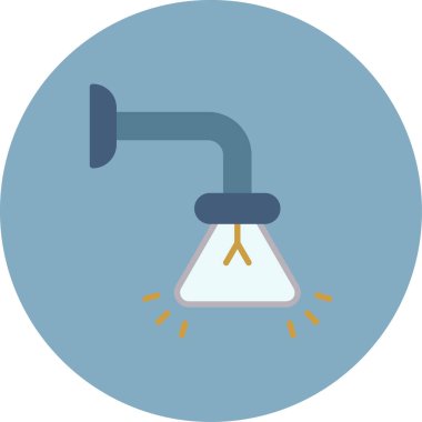 Lamba. Web simgesi basit illüstrasyon