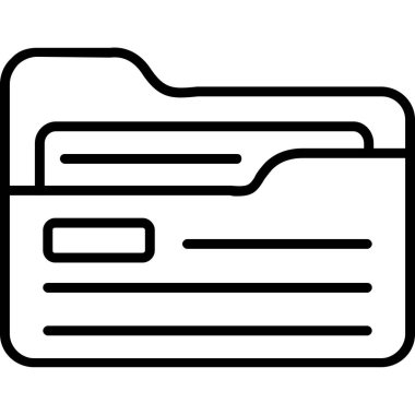 Dosya. Web simgesi basit illüstrasyon