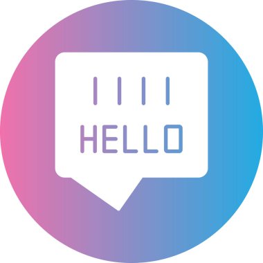 Modern bir simgenin vektör illüstrasyonu