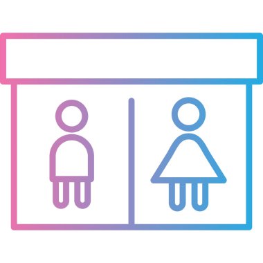 İnsan simgesinin vektör illüstrasyonu