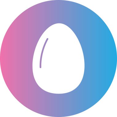 Yumurta. Web simgesi basit illüstrasyon