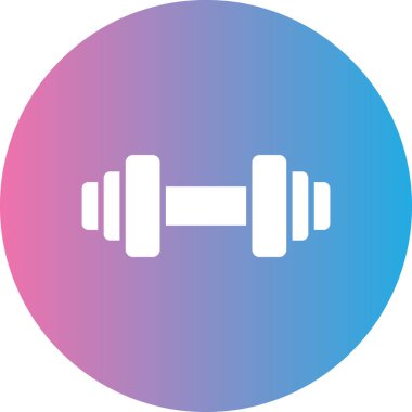 Fitness simgesinin vektör illüstrasyonu