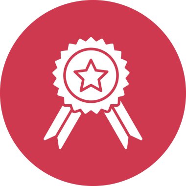 Rozet. Basit web simgesi tasarımı. ödül