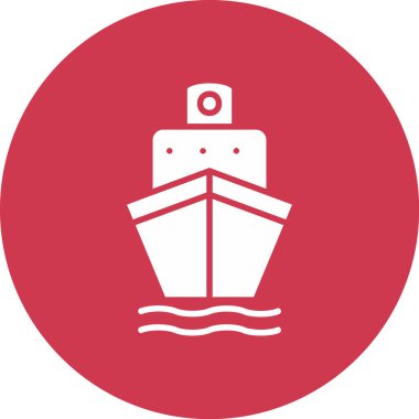 Cruise gemi, vektör çizim