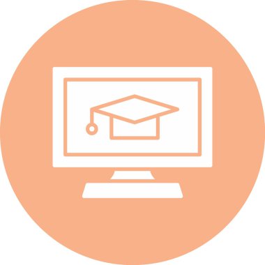 Laptop modern simgesinin vektör illüstrasyonu