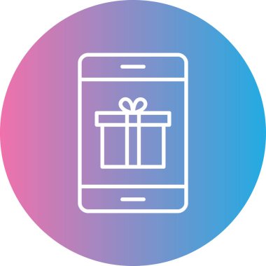 hediye simgesi vektör illüstrasyonu