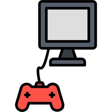 bilgisayar simgesi vektör illüstrasyonu