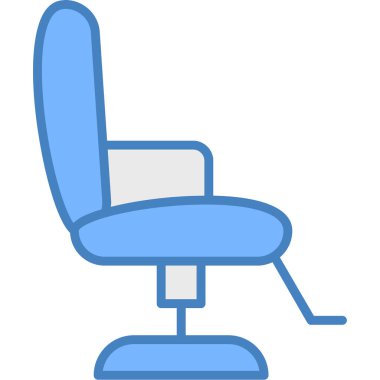 Sandalye. Web simgesi basit illüstrasyon