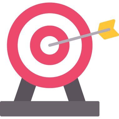 hedef simge vektör illüstrasyonu