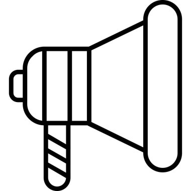 Hoparlör simgesi, vektör illüstrasyonu