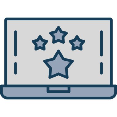 İnternetten alışveriş. Web simgesi vektör illüstrasyonu