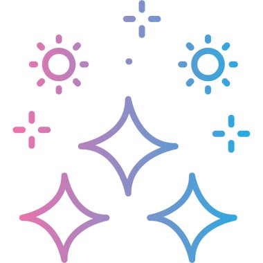 Renkli bir yıldızın vektör çizimi