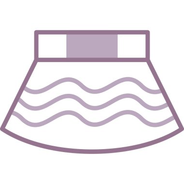 Modern ve eksik simgenin vektör illüstrasyonu