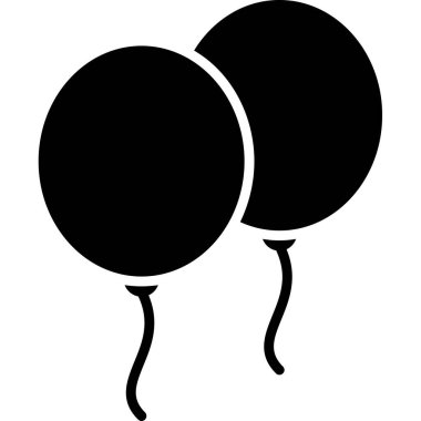 Balon simgesinin vektör illüstrasyonu