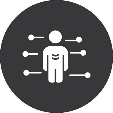 İş adamı ikonu. düz dizayn. vektör 10