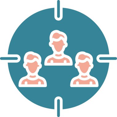 Bir grup insan. vektör illüstrasyonu