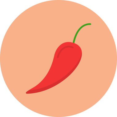 chili pepper simge vektör illüstrasyonu