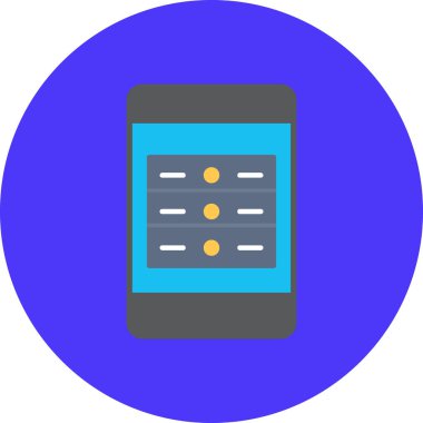 Web arayüzü simgesi, vektör illüstrasyonu