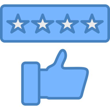 Geri bildirim. Web simgesi basit illüstrasyon