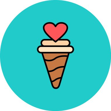 dondurma vektör simgesi