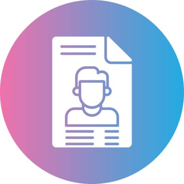 Belge modern simgesinin vektör illüstrasyonu