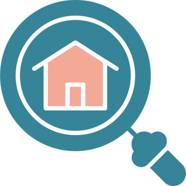 Arama Evi. Basit illüstrasyon