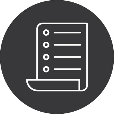 Belge simgesi, belge simgesinin vektör illüstrasyonu