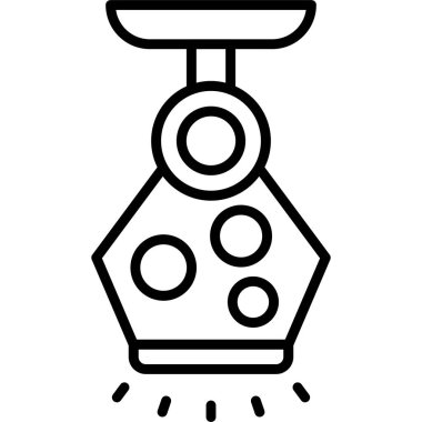 alkol şişesi simgesi ana hatlarıyla