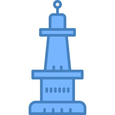 Kule. Web simgesi basit tasarım