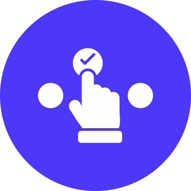 Modern bir simgenin vektör illüstrasyonu