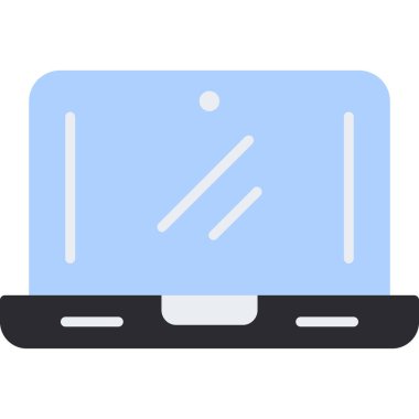 dizüstü bilgisayar simgesi düz biçimli