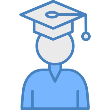 yüksek lisans öğrencisi tasarım tarzında simge