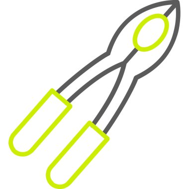 Tek bir izole simgenin vektör illüstrasyonu