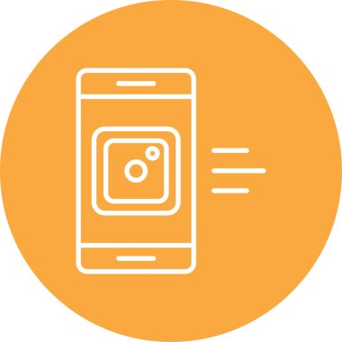 Seo teknolojisi simgesinin vektör illüstrasyonu