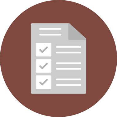 belge simgesi, vektör çizimi