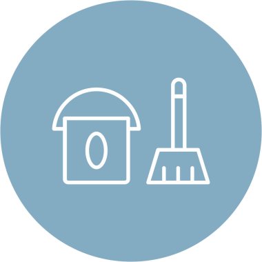 Bahçe simgesinin vektör illüstrasyonu