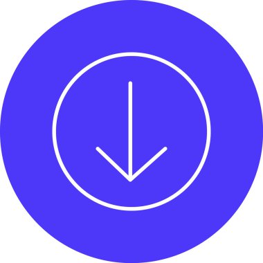 Ok. Web simgesi basit illüstrasyon