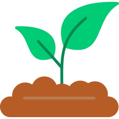 bitki yetiştirme ikonu. düz tasarım biçimi