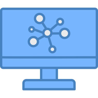 Ağ web simge vektör çizim