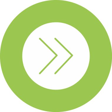 ok sağ yön simgesi ana hat biçiminde