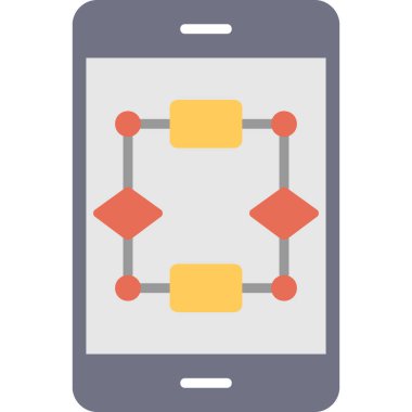 ağ bağlantı vektör simgesi. Mobil ve web için düz simge izole edildi.