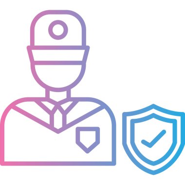 Modern simgenin vektör illüstrasyonu